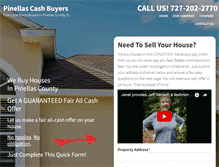 Tablet Screenshot of pinellascashbuyers.com